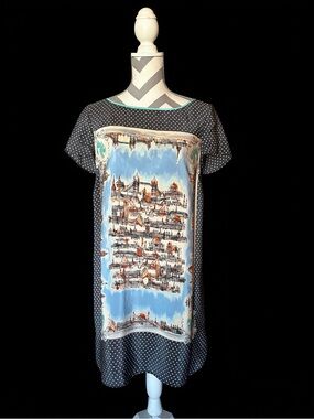 Anthropologie Maeve Silk Shift Dress